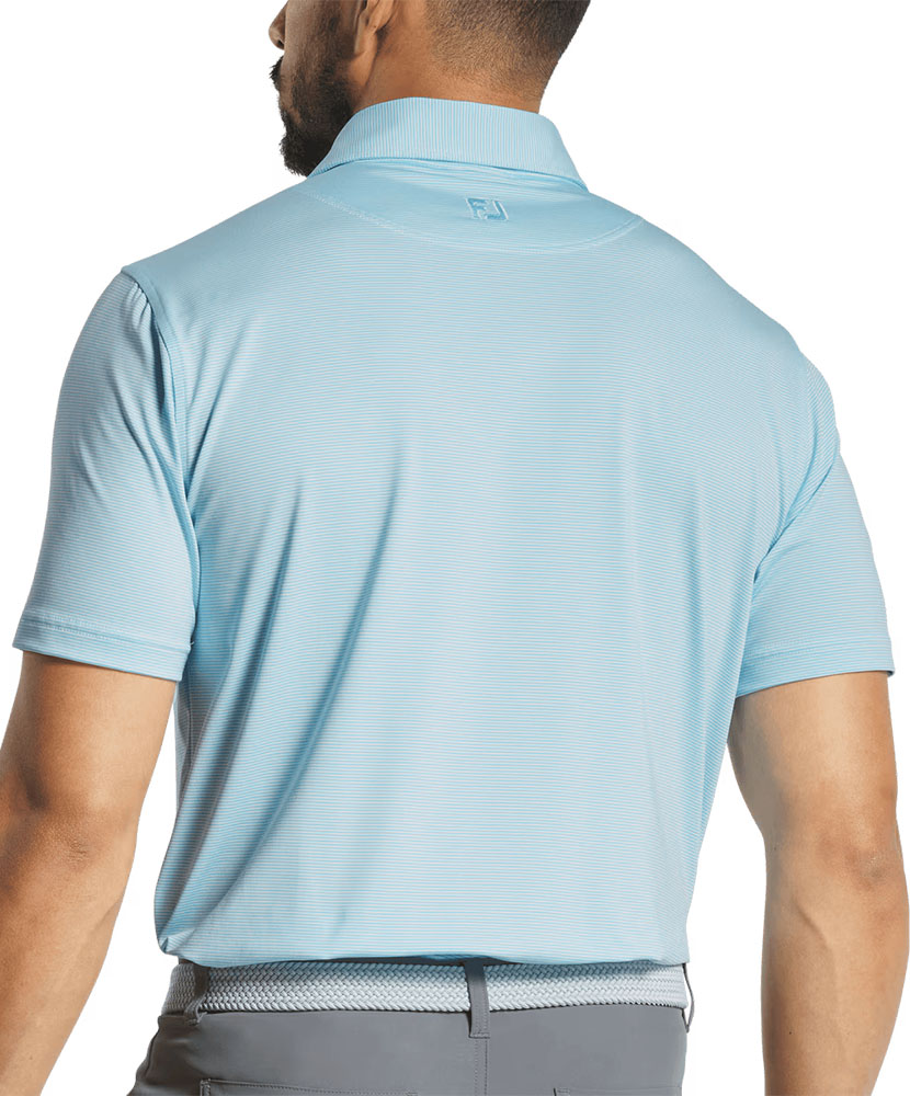 St. Jude FootJoy MicroFeeder Stripe Lisle Polo